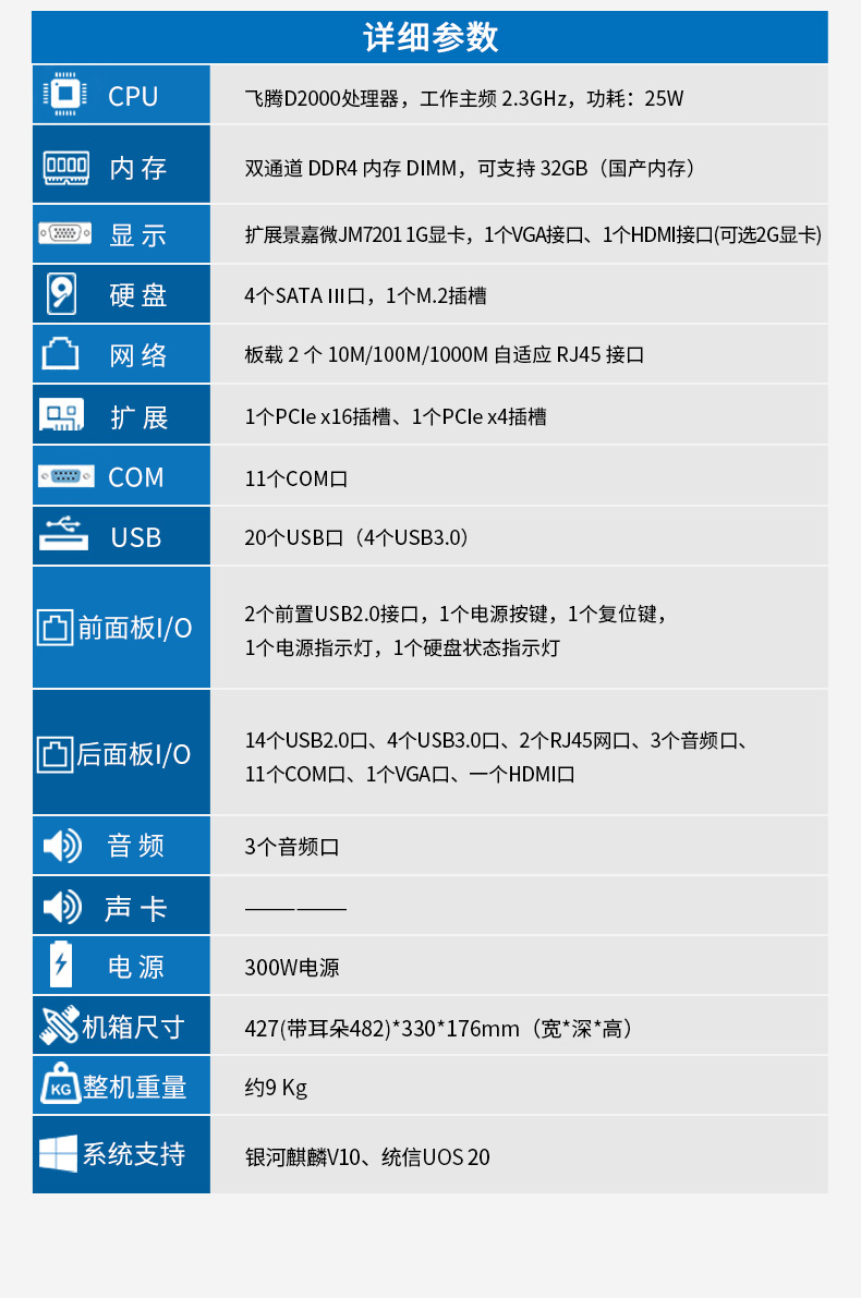 國產(chǎn)化浙江工控機|銀河麒麟v10系統(tǒng)工業(yè)電腦|DT-S4010MB-SD2000MB.jpg