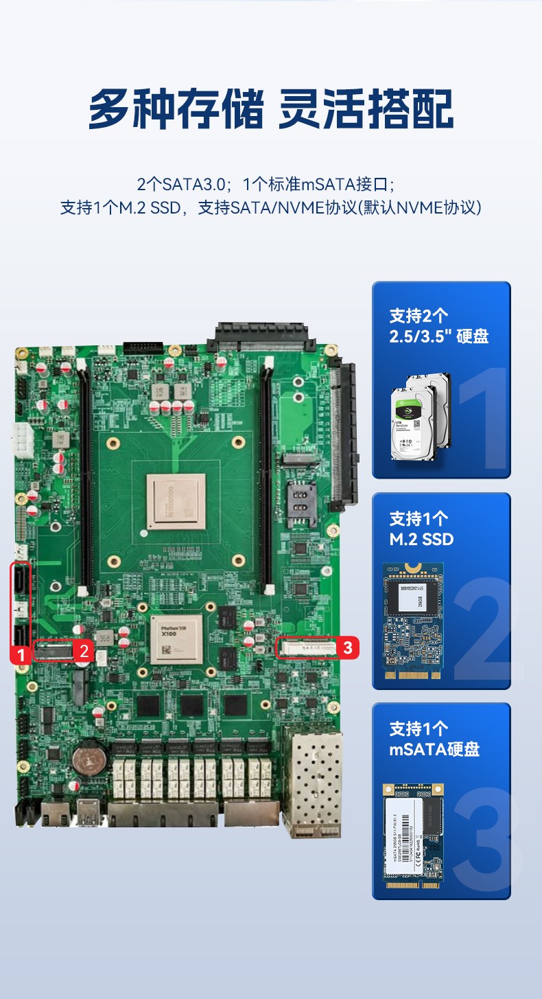 飛騰D2000內(nèi)蒙古工控機(jī),東田1U多網(wǎng)口內(nèi)蒙古工控機(jī),DT-61013-PD2K.jpg